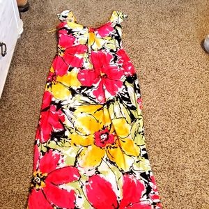 Dress Barn multicolor maxi dress